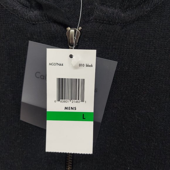 calvin klein Full Zip Knit Sweater size large - Picture 6 of 11